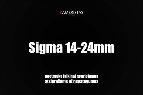 Sigma 14-24mm f/2.8 DG HSM Art EF-mount/ E-mount (nuoma)
