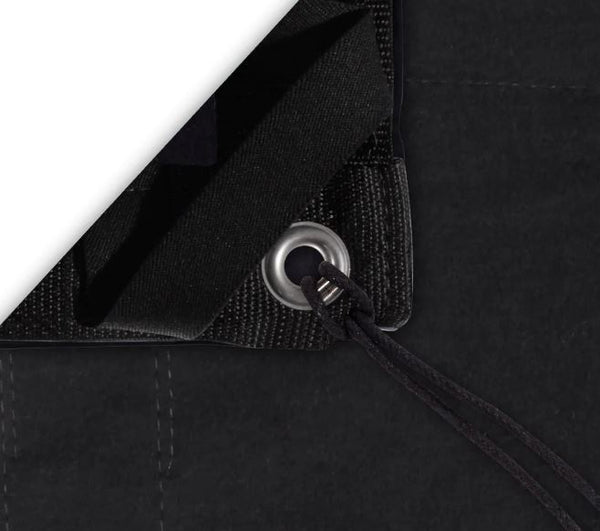 08' x 08' Solid Black