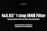 4x5.65" 1 stop IRND Filter Formatt Hitech Firecrest Ultra Cine Superslim (nuoma)