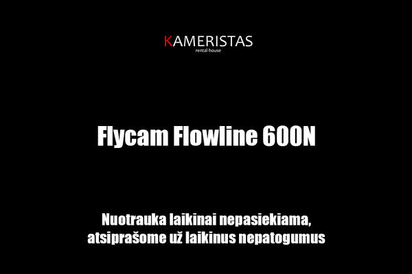 Flycam Flowline 600N nuoma pirkti Vilnius Cinema Camera rental Lithuania mirrorless sisteminis hybrid hibridinė kamera videografija fotografija kinematografija operatorius videografas fotografas kinas filmai cinema film movie set camera Professional Ergonomic Camera Support Vest equipment rental Flycam Lithuania