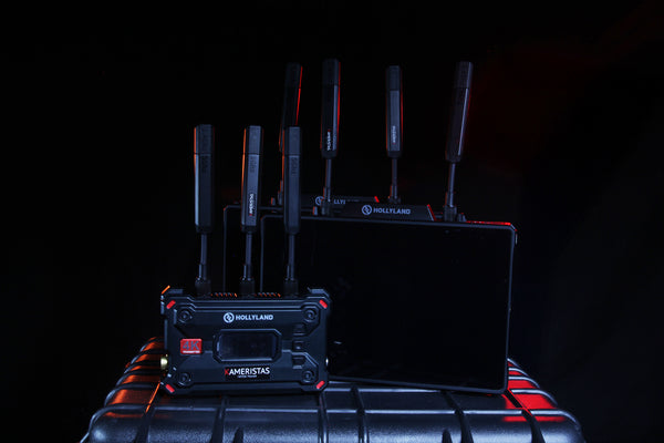 Hollyland Pyro S 4K ir Pyro 7 belaidis siųstuvo ir imtuvo rinkinys, skirtas 4K vaizdo perdavimui be vėlavimo