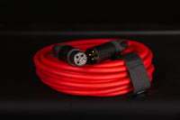 Rode XLR kabelis laidas 6m. raudonas red cable nuoma Vilnius Audio technika įranga priedai sound cable quipment rental Lithuania Film movie cinema DJ sound engineer 