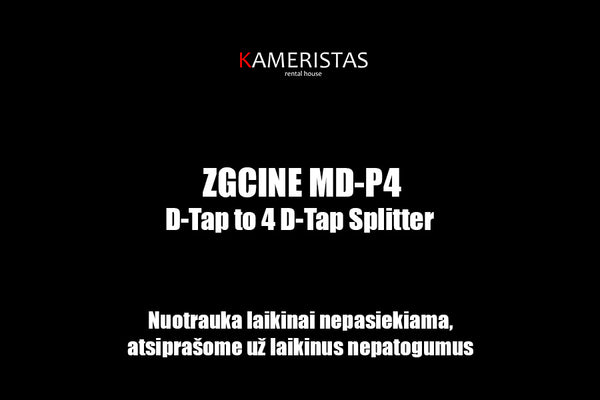 ZGCINE MD-P4 D-Tap to 4 D-Tap Splitter nuoma Vilnius Cinema Camera rental Lithuania mirrorless sisteminis hybrid hibridinė kamera videografija fotografija kinematografija operatorius videografas fotografas kinas filmai cinema film movie set camera equipment rental ZGCINE Lithuania