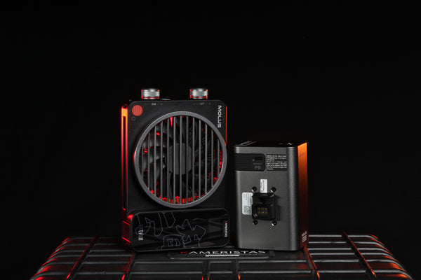 Zhiyun MOLUS X100 Pro Bi-Color LED šviesa su reguliuojama 2700K–6500K spalvų temperatūra ir kompaktišku dizainu