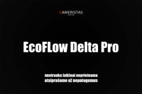 EcoFlow DELTA Pro elektrinis generatorius (3600Wh / 7200Wh) (nuoma)