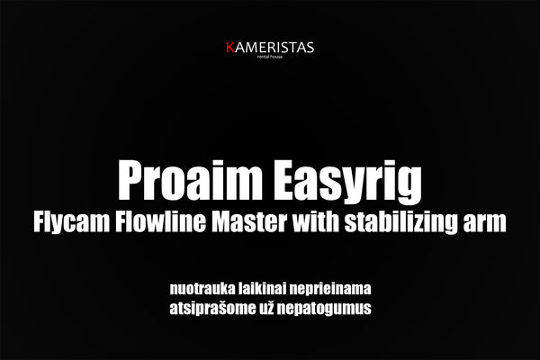 Proaim Easyrig stabilizer with stabilizing arm J hook ball mount nuoma Vilnius